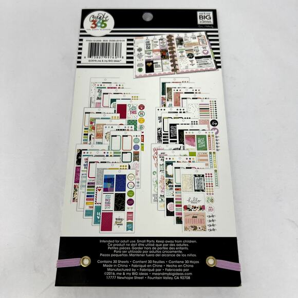 Lot of 3 Happy Planner Sticker MAMBI Student Color Story Create 365 Teacher - Picture 6 of 7